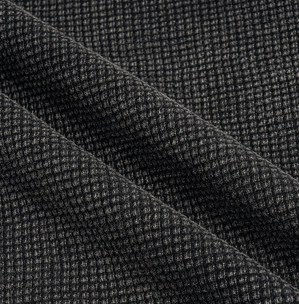 3 Loves Waffle-Texture Washed Cropped Boxy T-Shirt(250GSM)